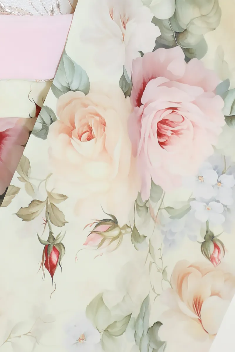 ３歳帯・レース被布・つけ襟・3歳七五三着物レンタル